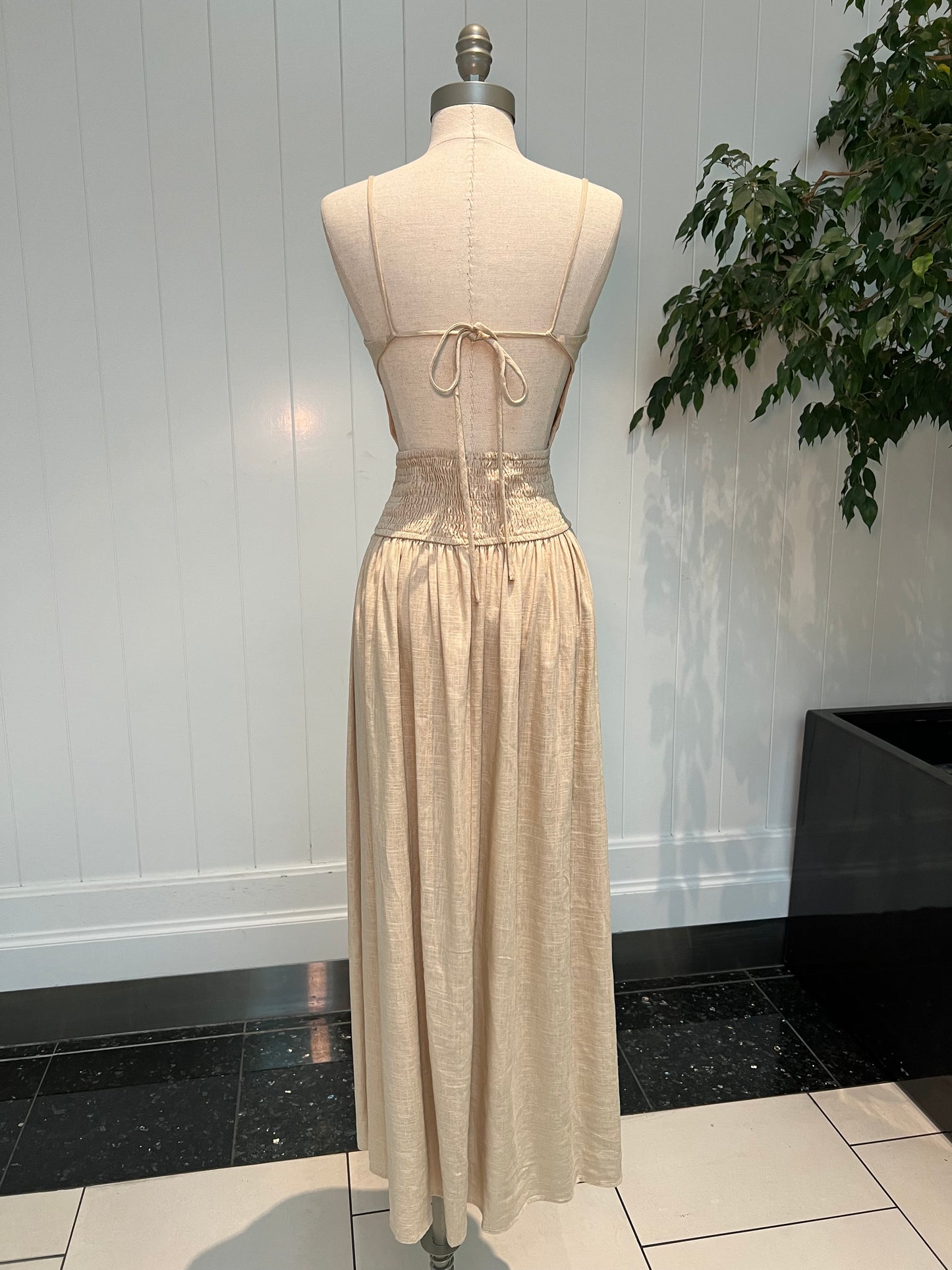 Sunny Villa Linen Dress