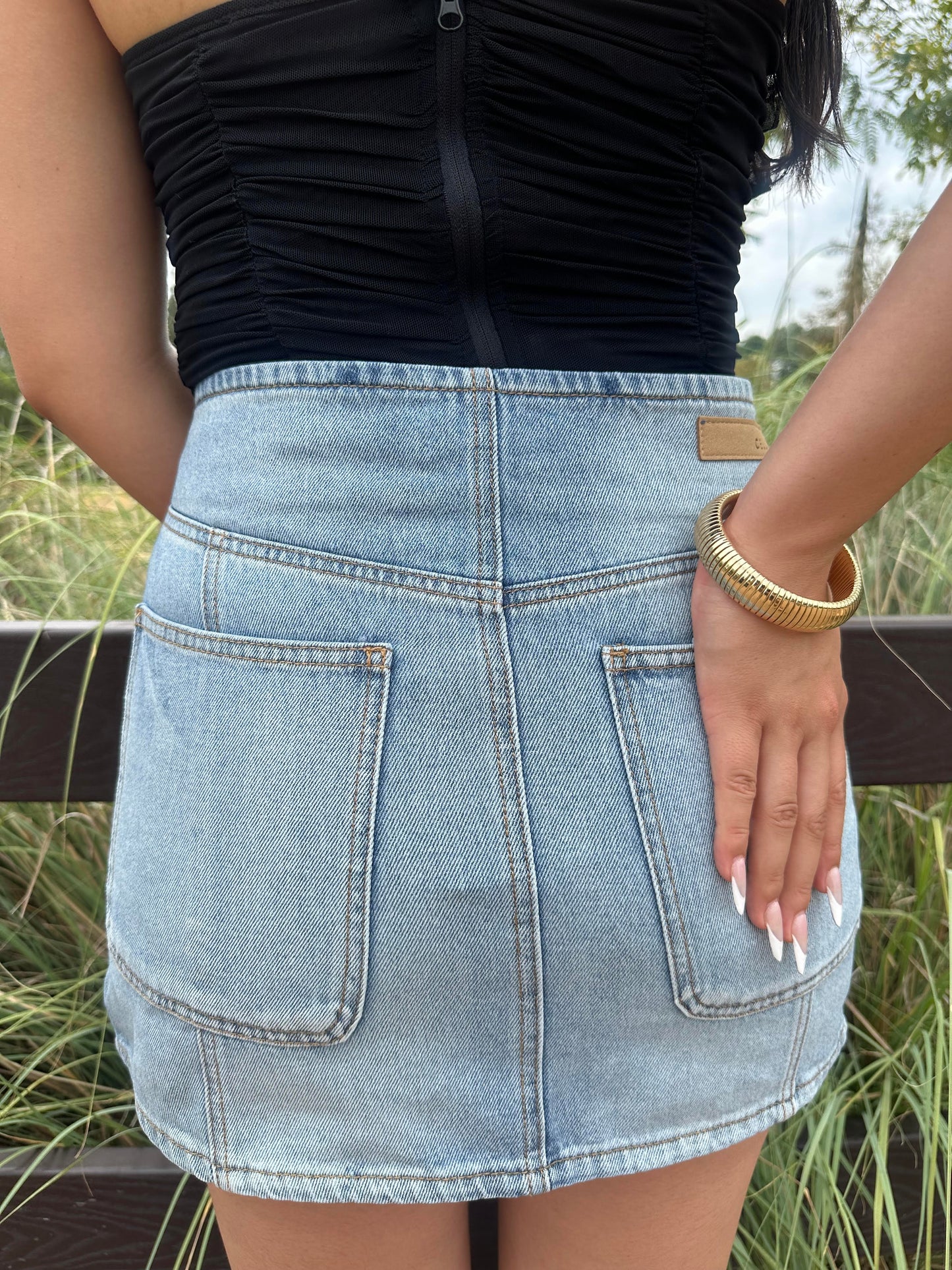 Trendy Level Mini Skirt