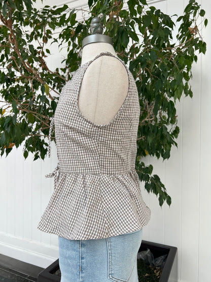 Sunny Gingham Top