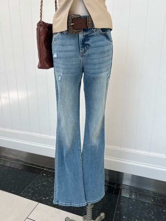 Western Style Bootcut Jeans