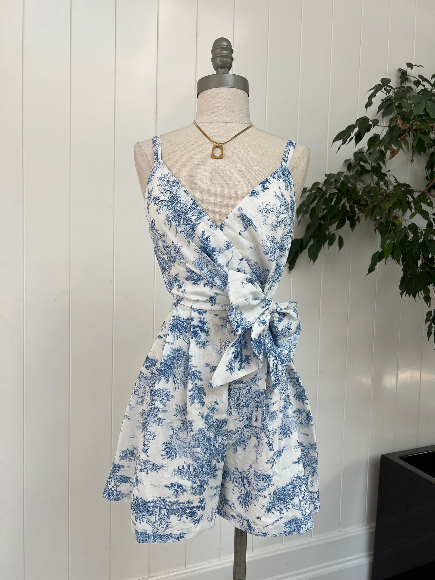 Somewhere On Vacation Romper