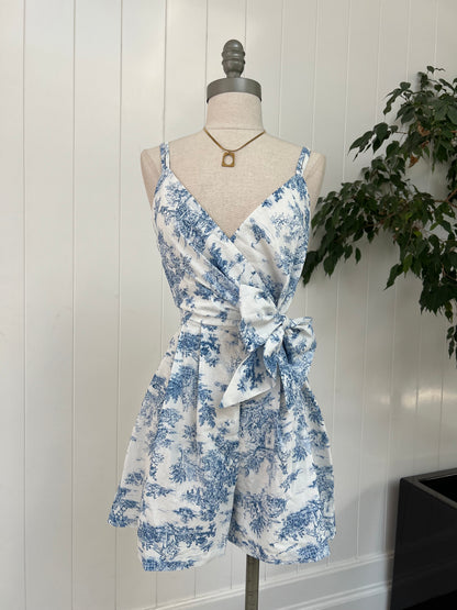 Somewhere On Vacation Romper