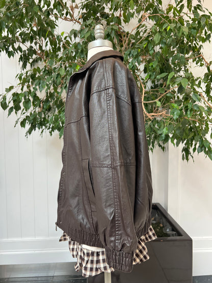 Trendy In Leather Jacket