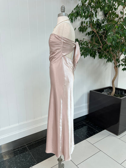 Beauty In Satin Dress