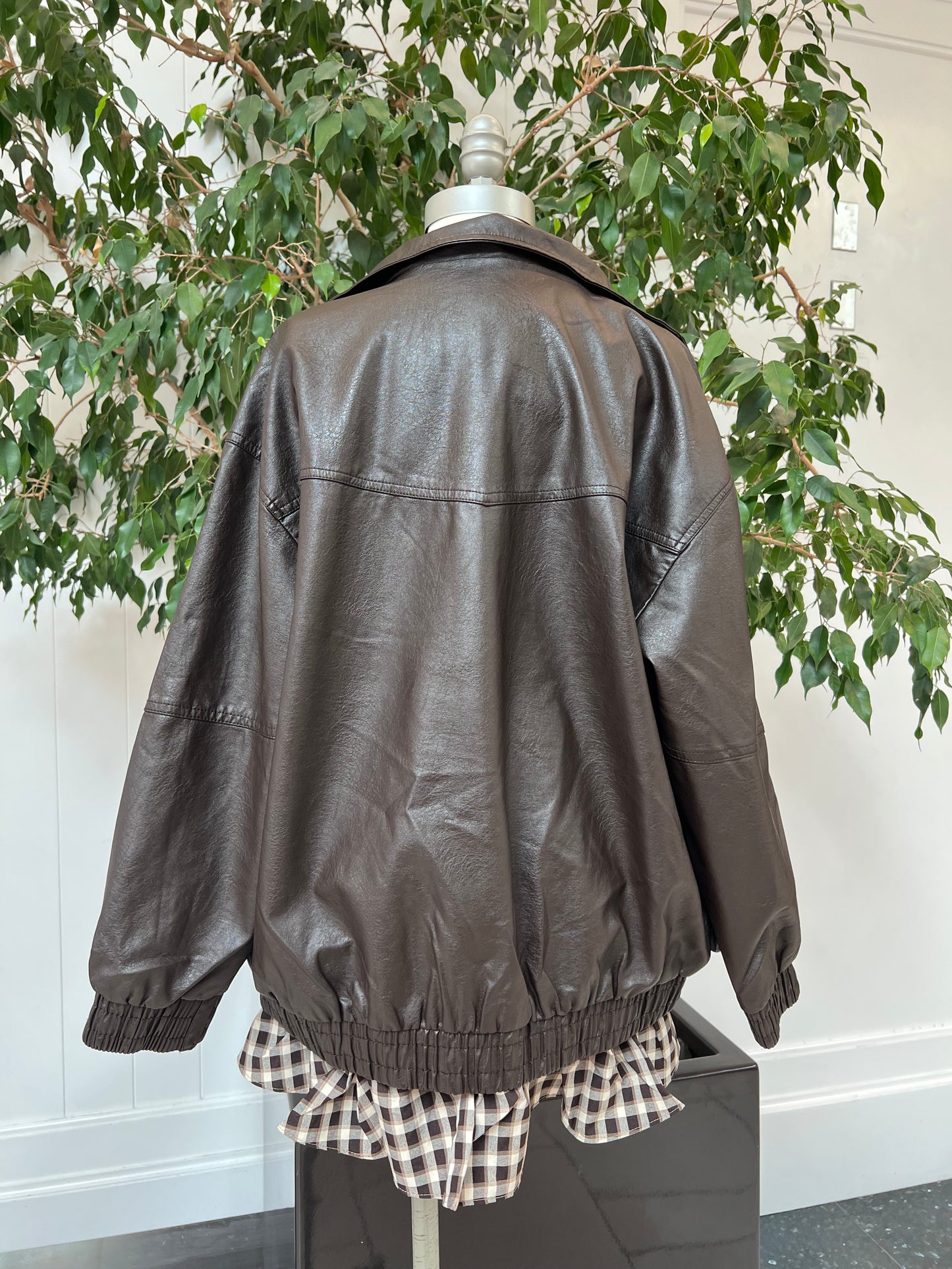 Trendy In Leather Jacket