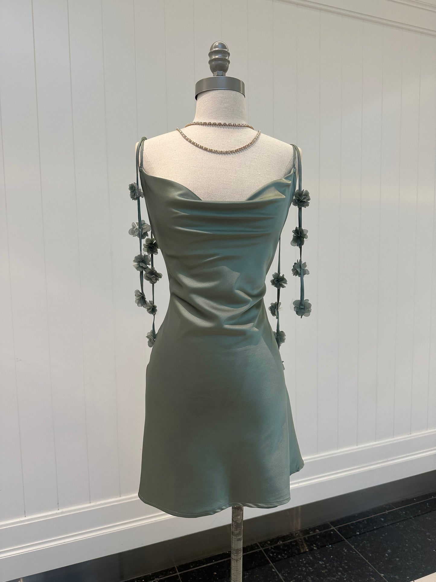 Dreamy Elegance Satin Dress