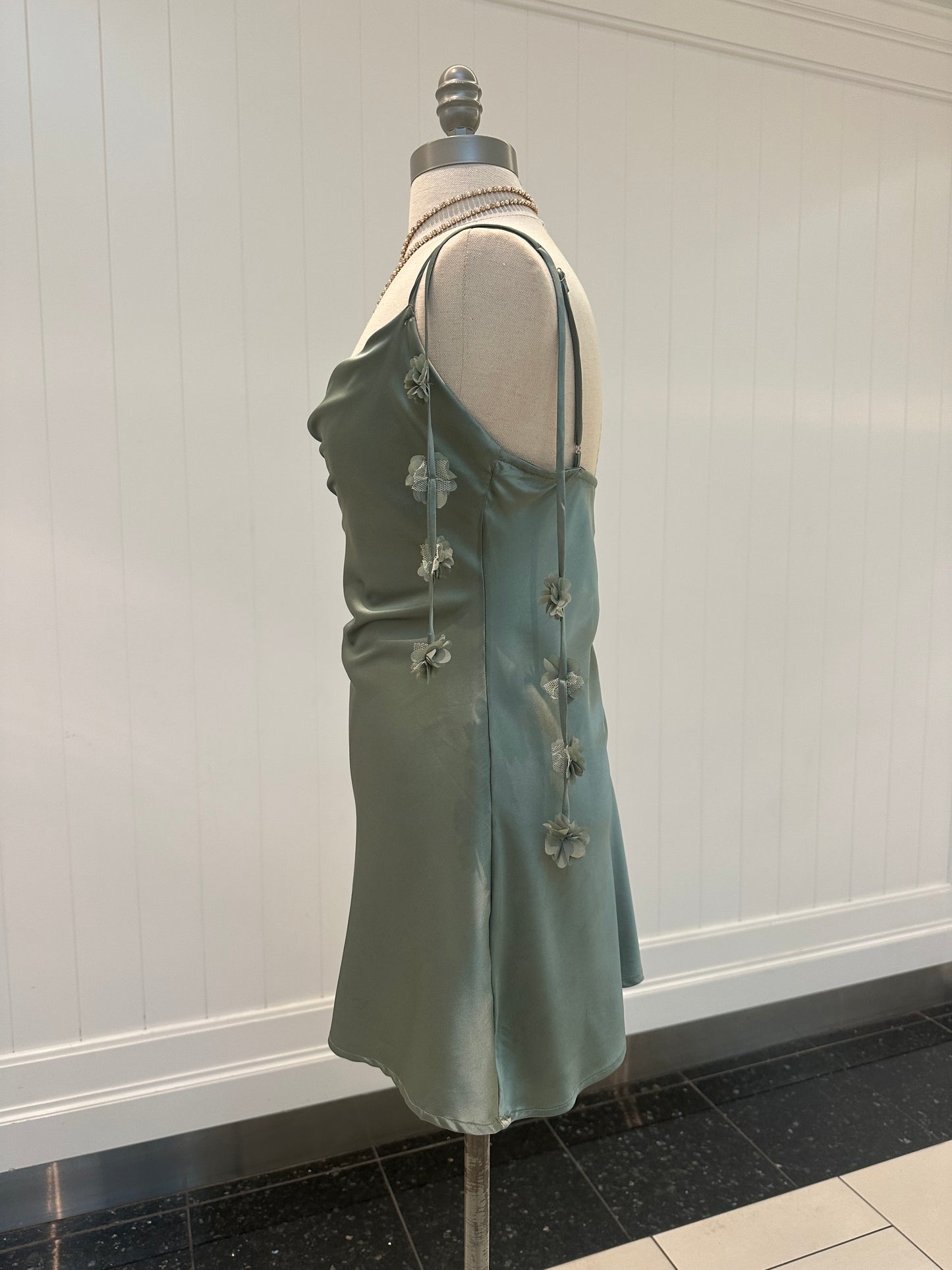 Dreamy Elegance Satin Dress