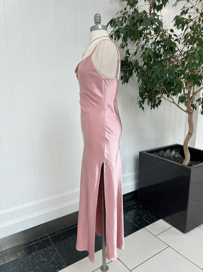 Stunning In Satin Dress