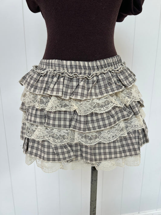 Sweet In Plaid Skort