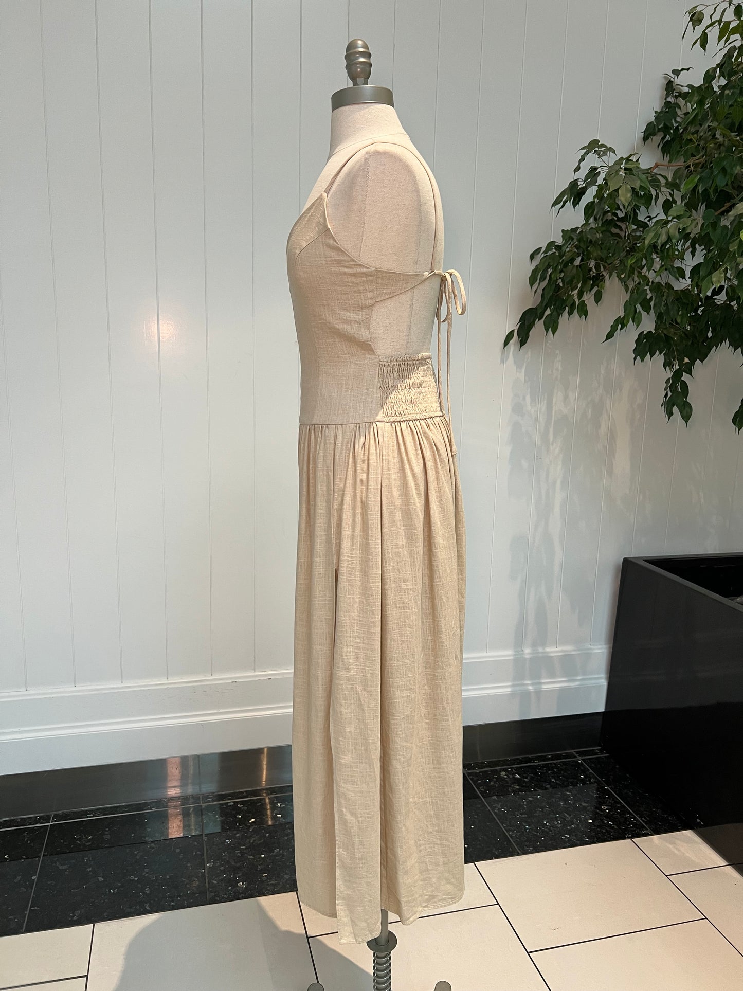 Sunny Villa Linen Dress