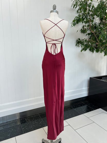 Attractive In Satin Dress