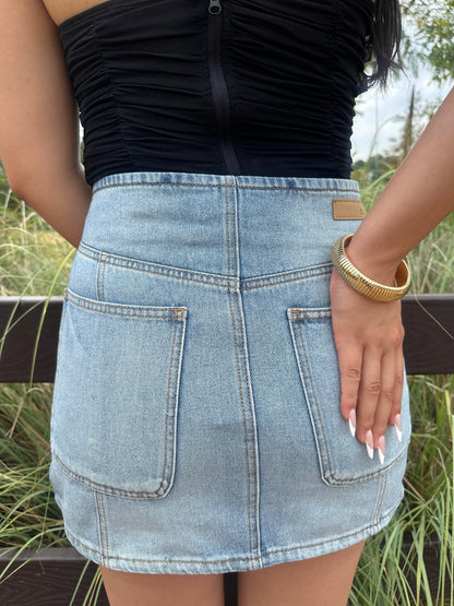 Trendy Level Mini Skirt