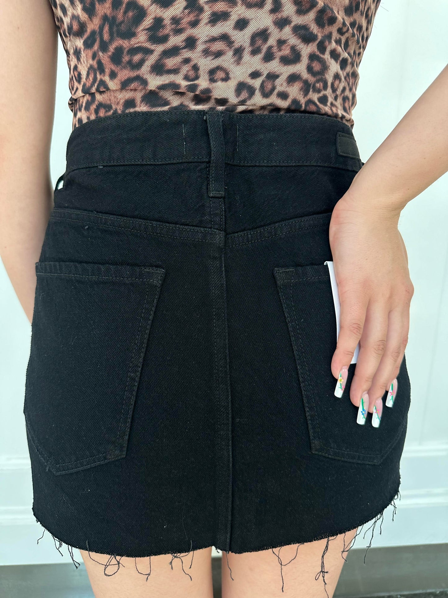 Made You Look Denim Skirt